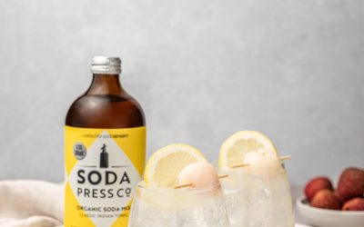 Lemon & Lychee Tonic Mocktail